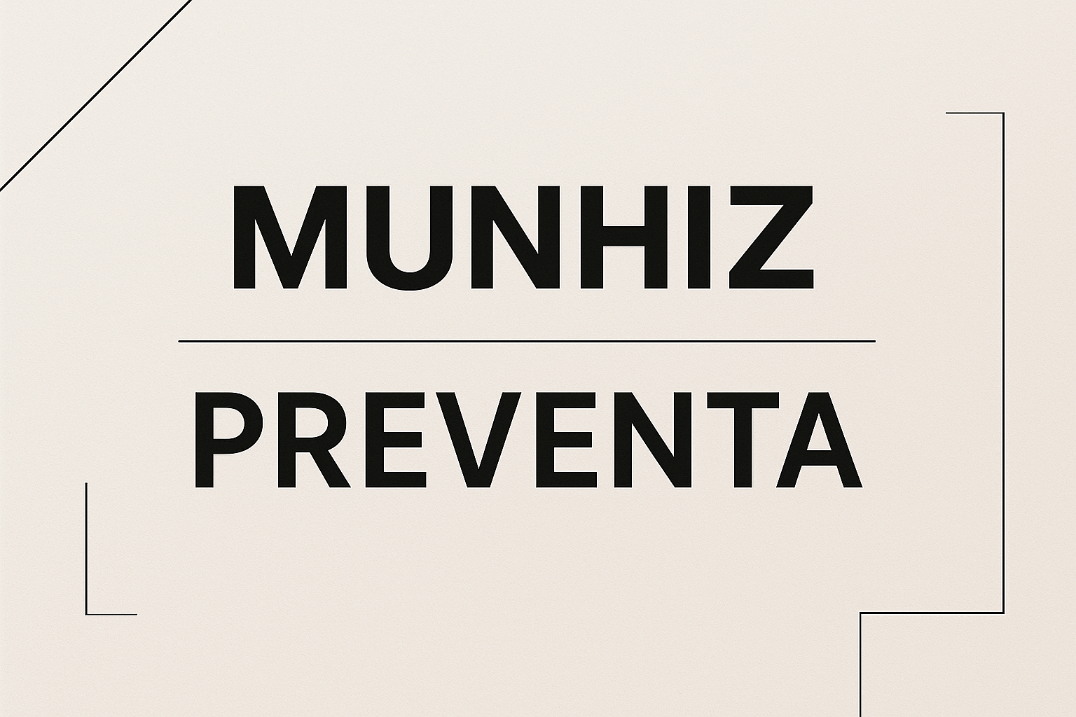 Banner de Preventa MUNHIZ